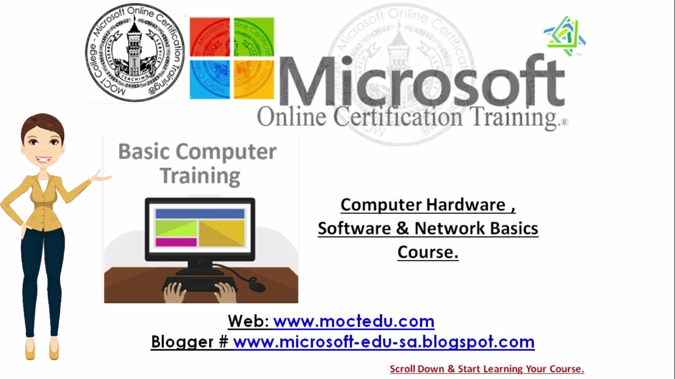 Computer Hardware, Software & Networking Basic Course